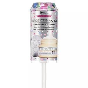 NEW IT Cosmetics Confidence In A Cream Travel Size Confetti Popper